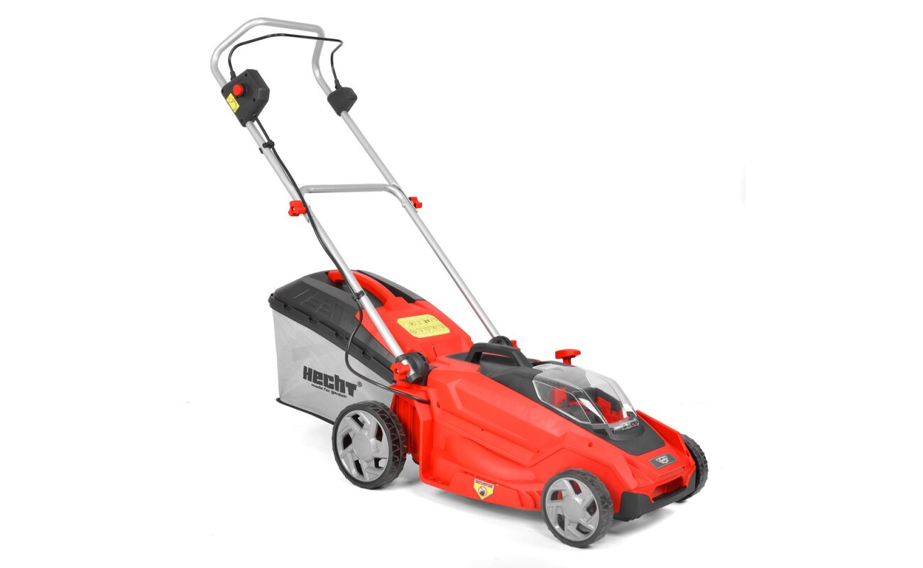 Cordless lawnmower with a 40 cm reach. Voltage 2 x 20 V. Basket capacity 40 l. Mulching plug included. Suitable for mowing areas up to approx. 600m2.  Battery and charger not included.