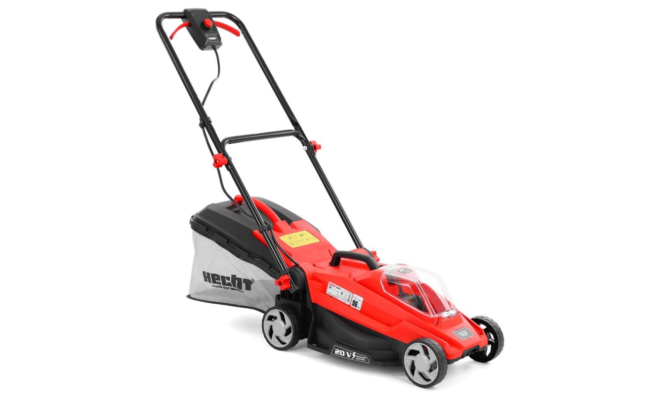 The HECHT 5072 Cordless Lawnmower is ideal for smaller lawns. It offers a 32 cm reach