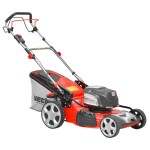 <p>Accu lawn mower with a cutting width of 46 cm. Voltage 62 V. Battery capacity 2.5 / 4 Ah. Basket capacity 60 l. Patented wheel design with running gear.</p>