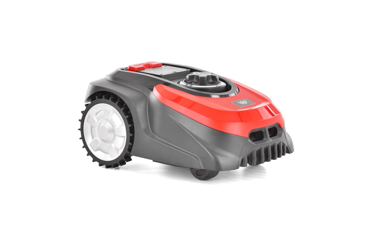 Robotic lawn mower with a width of 18 cm. Li - ion battery