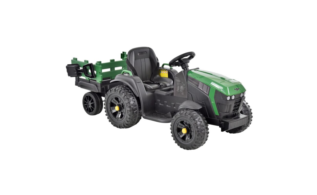 Accu cordless tractor with flatbed. Battery 12V