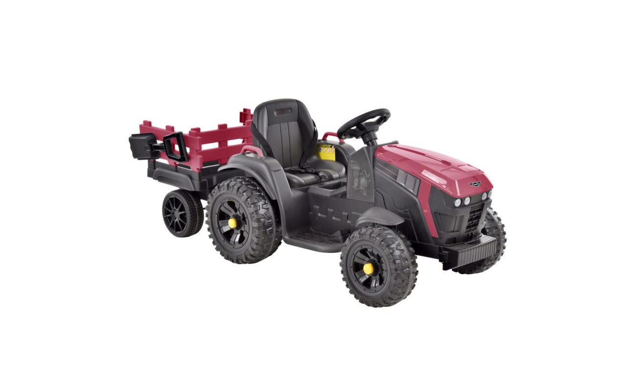 Accu cordless tractor with flatbed. Battery 12V