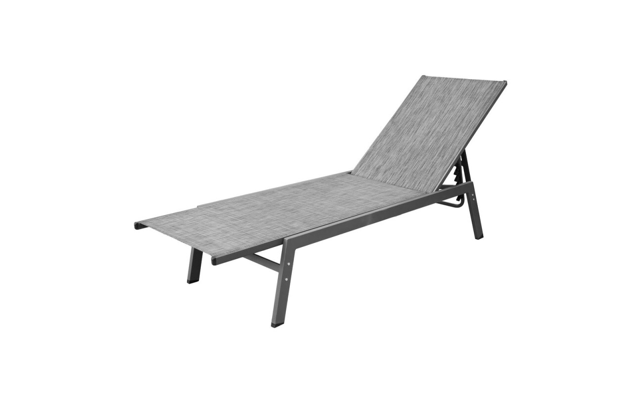 Elegant and stable adjustable lounger HECHT SOFIA LOUNGER made from aluminum profiles. Suitable for gardens