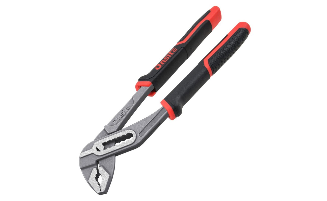 Adjustable SIKA-type pliers that allow firm gripping of various materials and joints. Thanks to the adjustable jaw opening and ergonomic handles