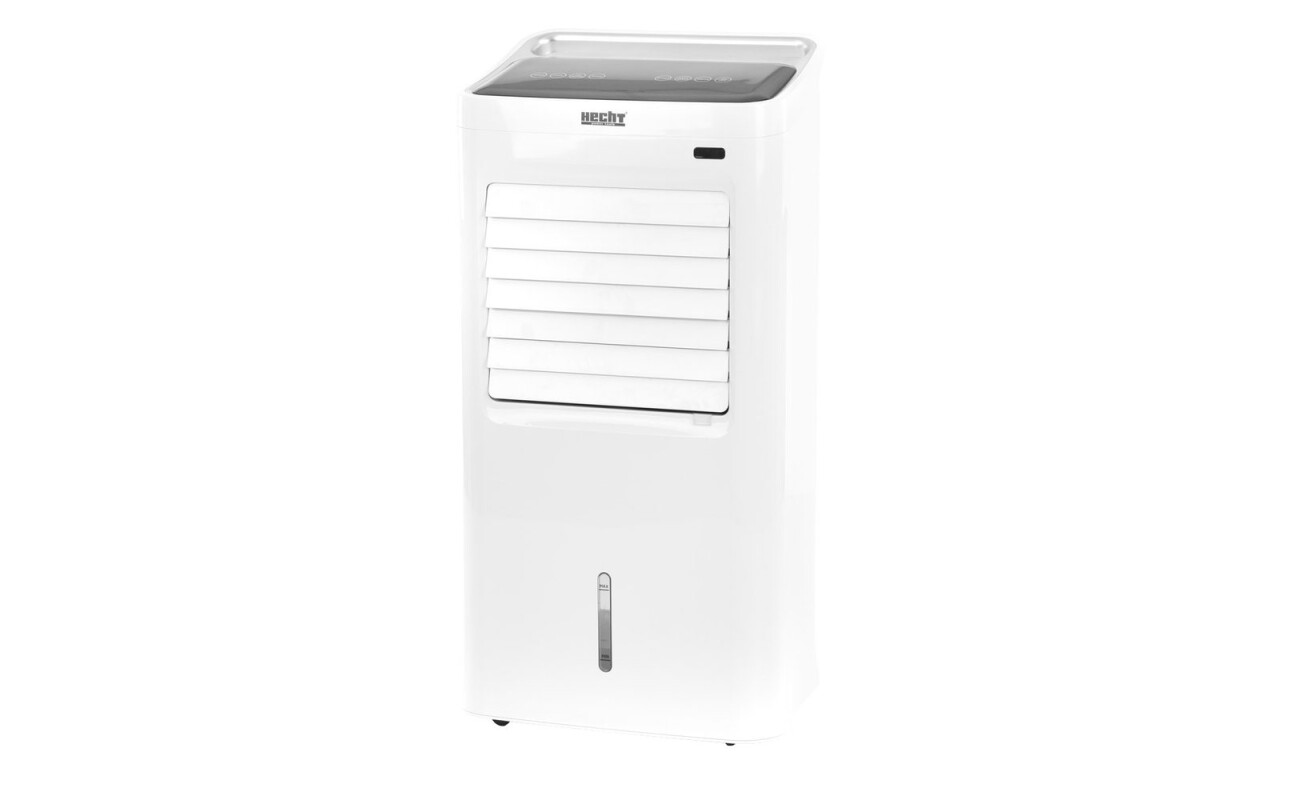 Electric air cooler with ionizer and power input 75 W. Air volume 222 m3 / h. Water tank volume 9 l. Weight 11.5 kg. Class: Climate T.