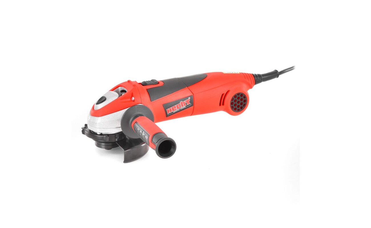 Electric angle grinder with a power input of 710 W. Speed ​​without load 12000 rpm. Wheel diameter 115 mm