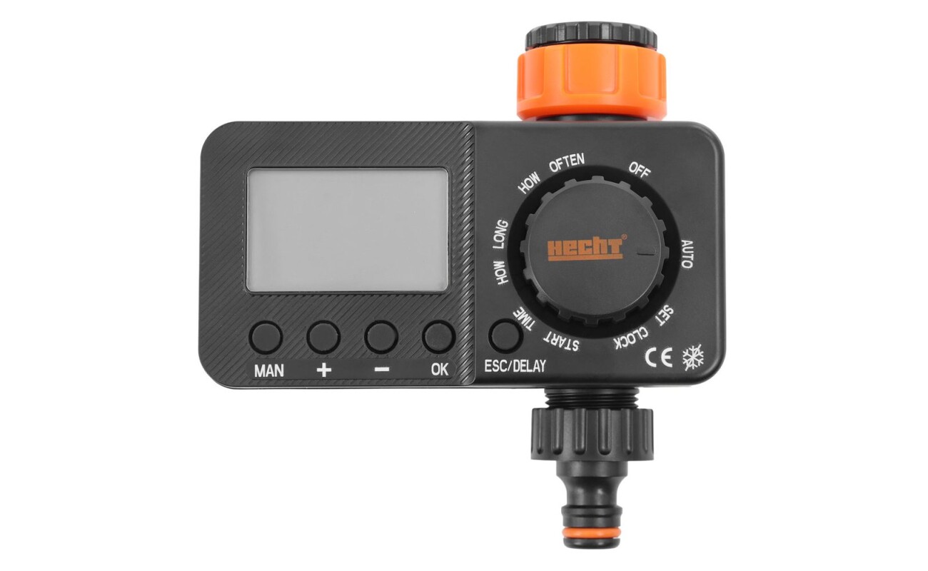 Digital irrigation timer with extra large screen