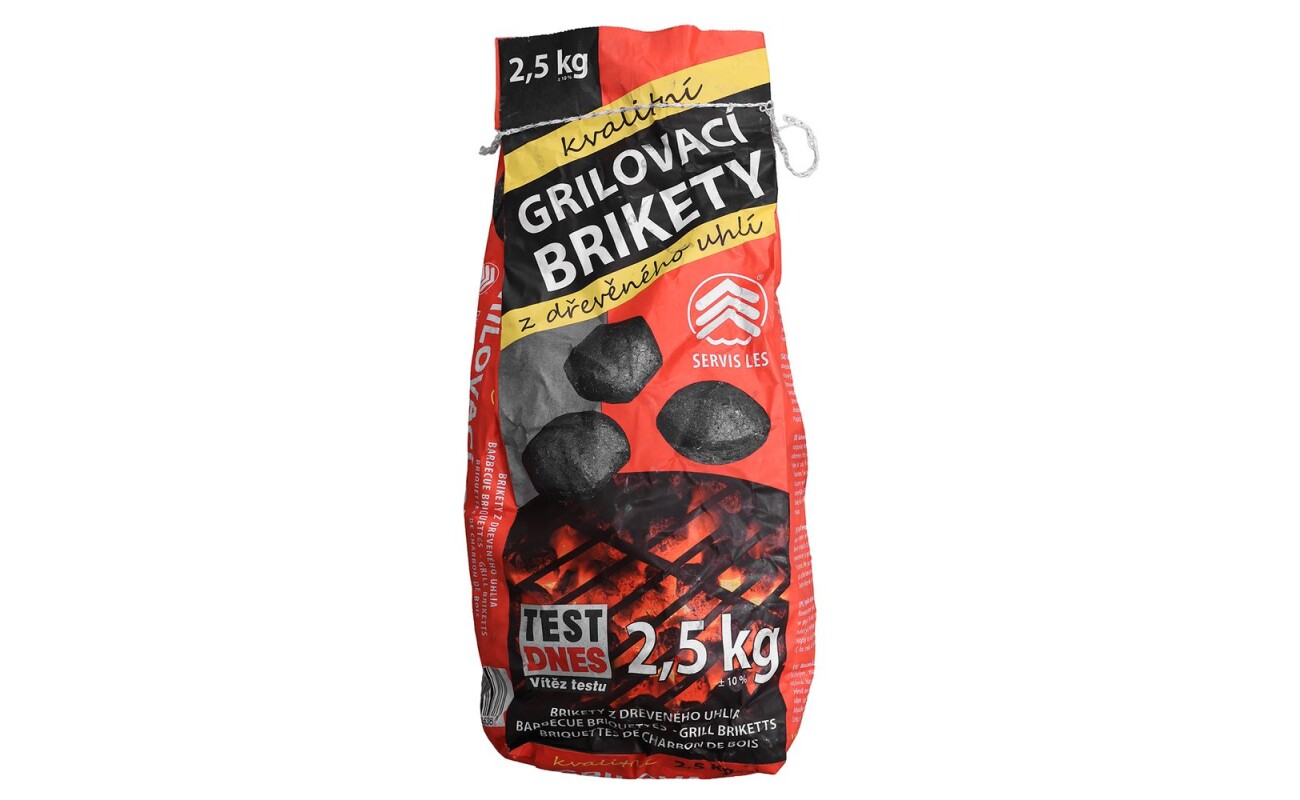 High-quality barbecue briquettes