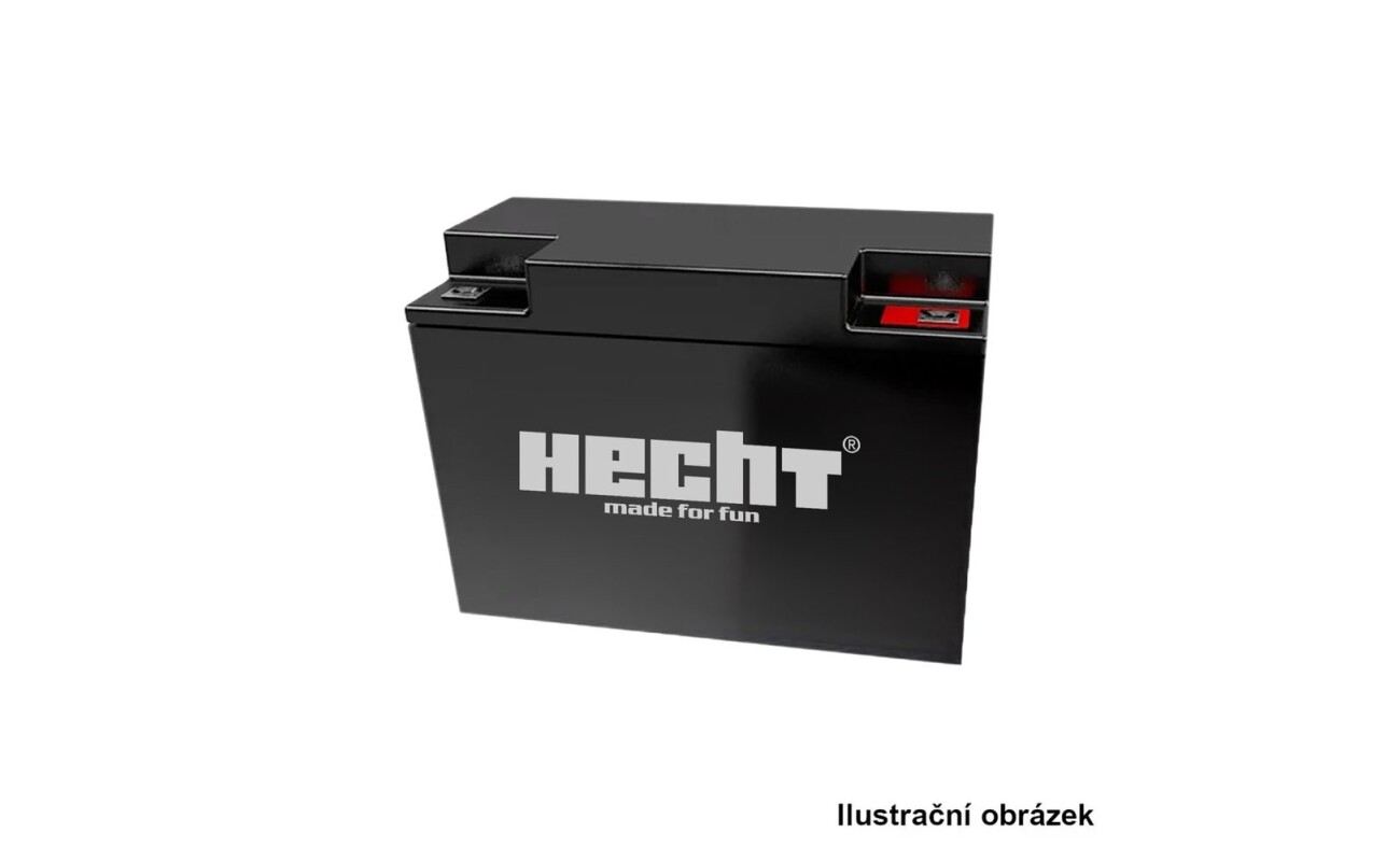 Maintenance-free lead acid battery for scooters and ATVs. Designed for HECHT 56150