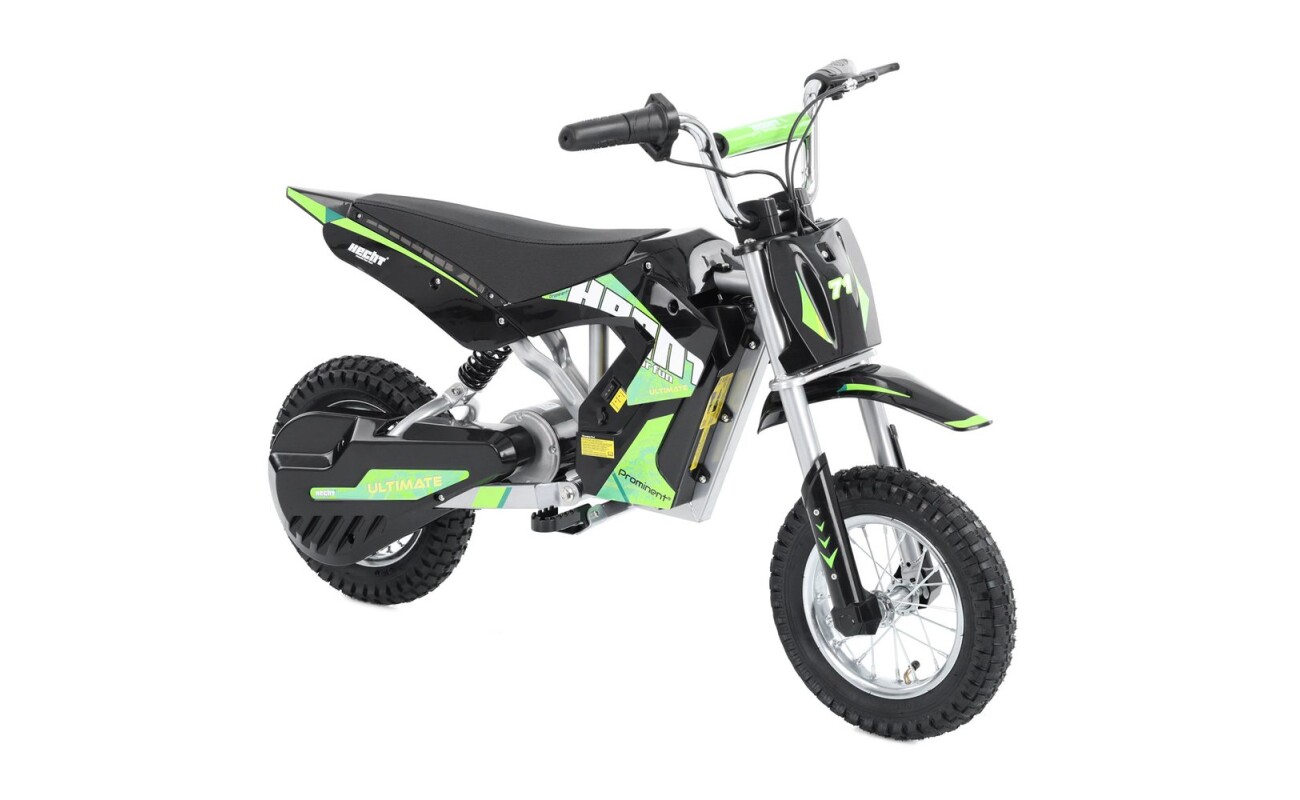The Accu minicross HECHT 54300 is the perfect choice for young motorcycle enthusiasts. With a maximum speed of 16 km/h and a range of up to 17 km