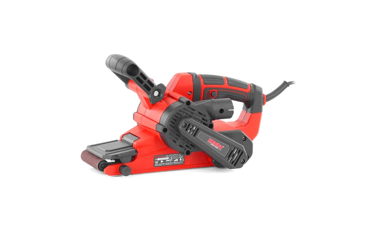 Powerful belt sander with a 900 W power input is the ideal helper for fast and efficient sanding of wood