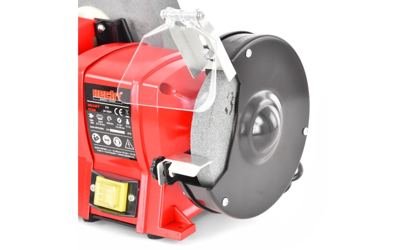 2950 rpm. Wheel diameter for dry grinding 150 mm. Wheel diameter for wet grinding 200 mm. Weight 8.2 kg.