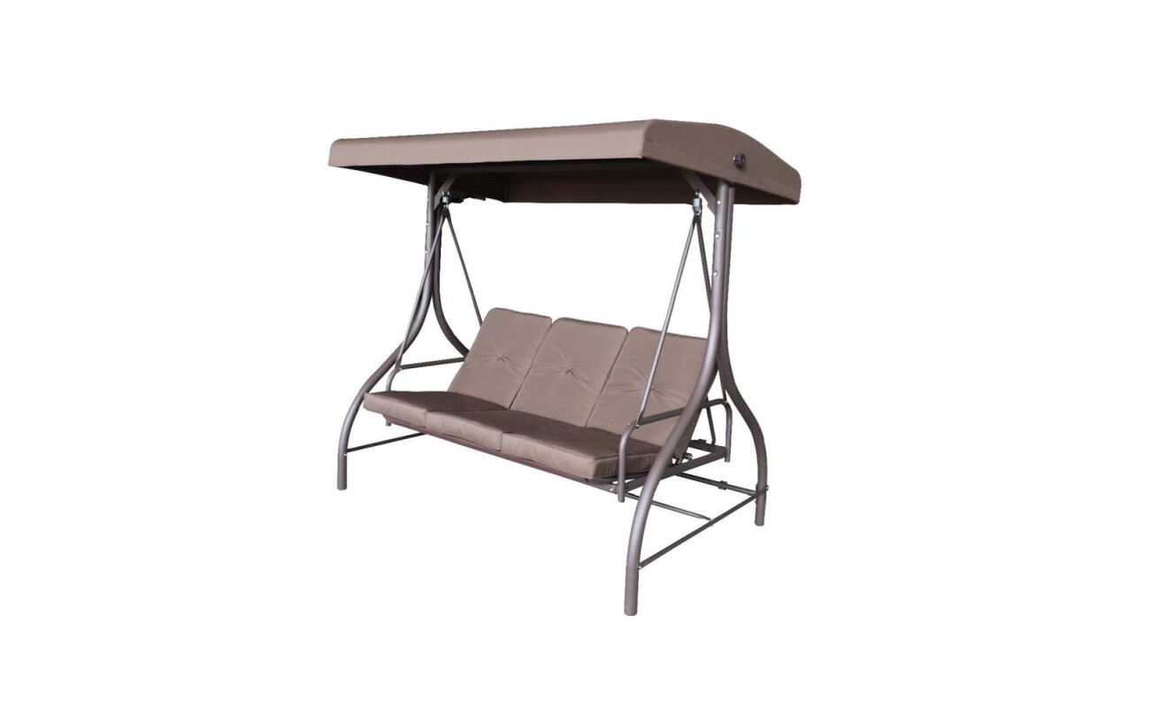Luxury garden swing bench with canopy