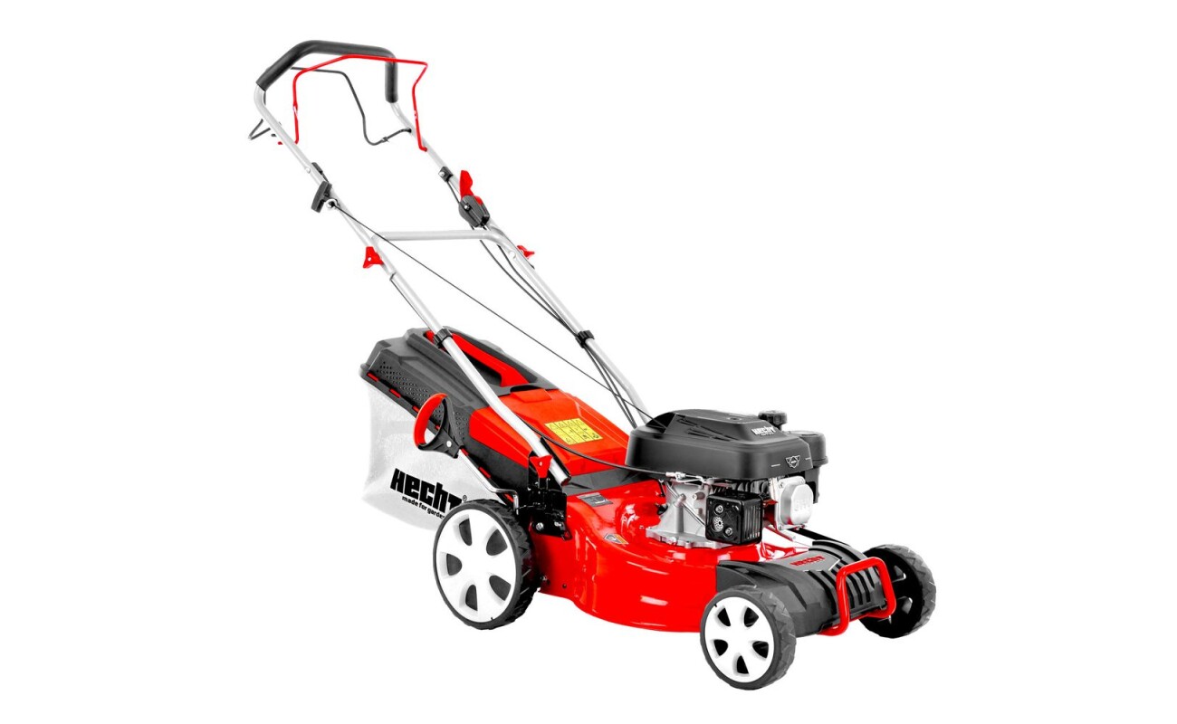 Motorová sekačka na trávu s pojezdem ● Pracovní záběr: 46 cm ● Objem motoru: 150 cm3 ● Výkon motoru: 2
