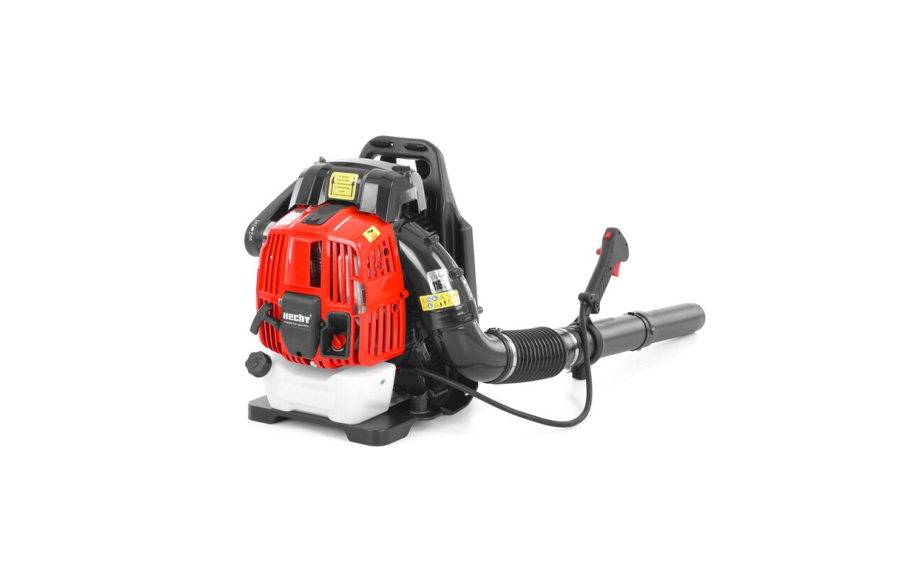 Leaf blower with four-stroke engine. Engine capacity 76 cm3