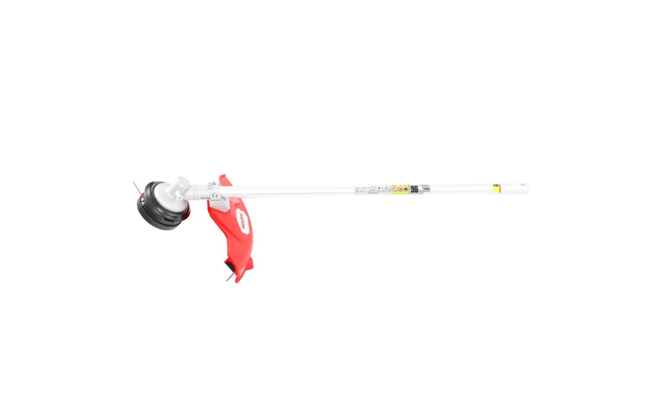 string head and string head guard with line cutter.