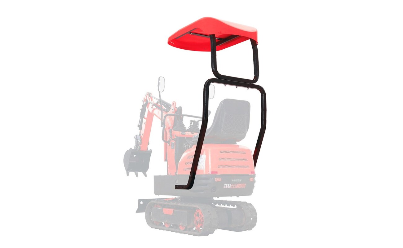 The HECHT 2710 E is a practical protective canopy weighing 6.6 kg