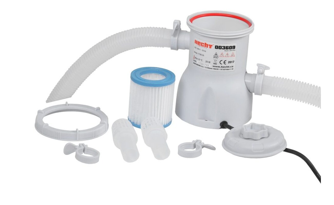 complete mounting kit. Voltage 220-240 V. Hose coupler 32 mm. Water flow 1