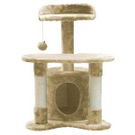 <p>Compact scratching post with climbing levels and toy. Height 65 cm.</p>