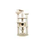 <p>Cat scratcher -&nbsp;dimensions (L x&nbsp;W&nbsp;x&nbsp;H): 65 x&nbsp;65 x&nbsp;190 cm. color. Made of plush and sisal rope.</p>