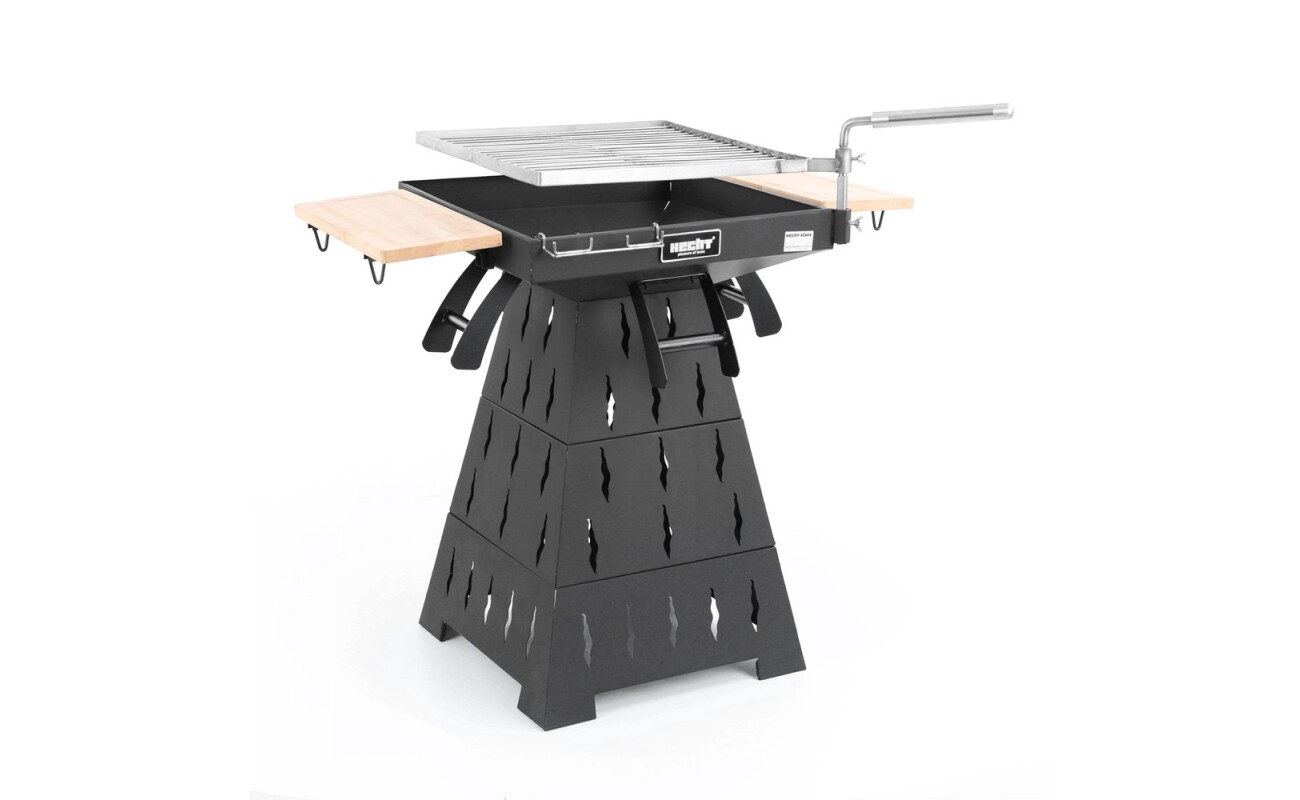 Garden grill made of sheet steel. Robust sheet metal 1