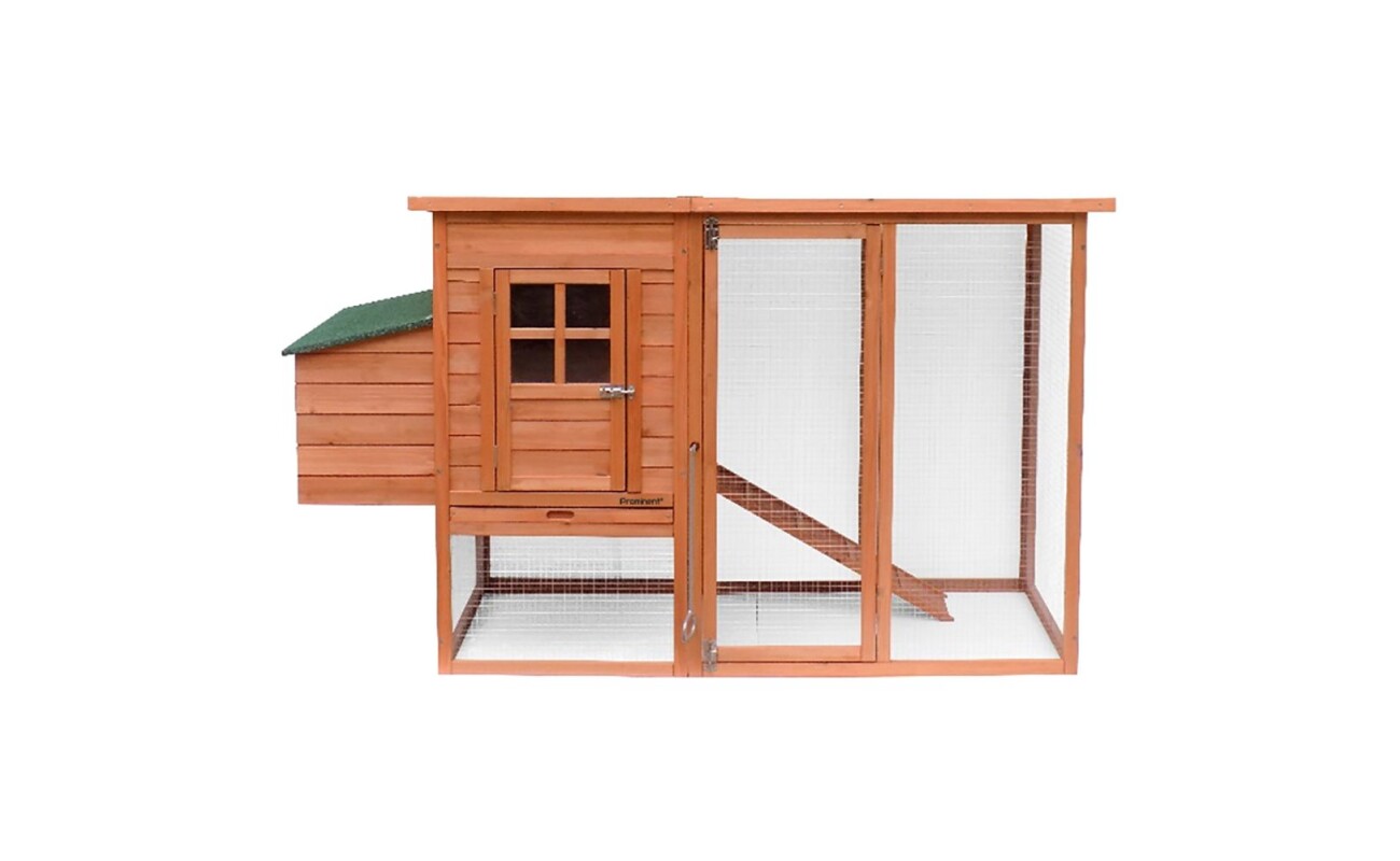 TWEETY chicken coop - dimensions 198 x 75 x 102.5 cm. Made from durable fir wood.