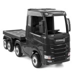 <p>The HECHT SCANIA R SERIES BLACK is a children's electric ride-on car inspired by legendary Scania lorries. The vehicle is equipped with two 7 Ah batteries