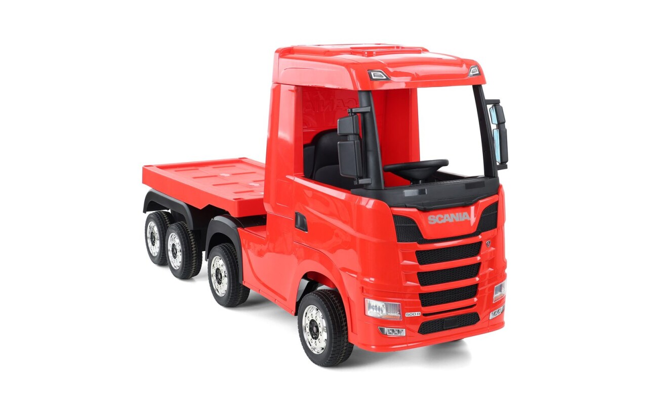 Licensed electric Scania tractor unit with trailer