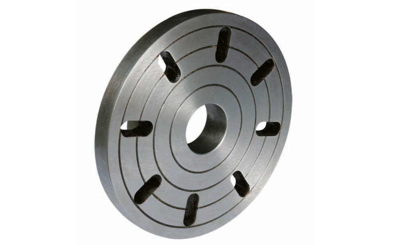 Clamping disc Ø 160 mm for HECHT 8410 mini metal lathe.