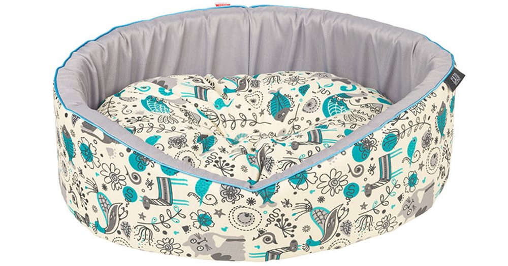 Comfortable Cat & Fish bed 50 x 46 cm Comfortable Cat & Fish bed