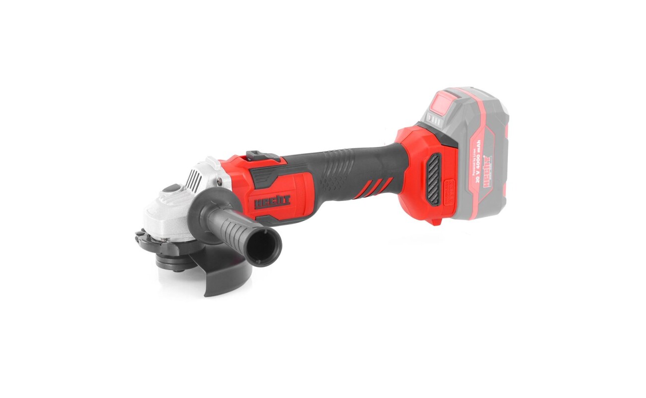 Powerful HECHT 1319 cordless angle grinder with a brushless motor for efficient and long-lasting performance. Ideal for demanding and regular cutting and grinding tasks.