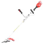 <p>Cordless brush cutter with a blade cutting width of 25.4 cm and string cutting width of 40.6 cm. Dividable shaft. Voltage 40 V. Semi-automatic string feed. Bike-type ergonomic handles. Weight 5.5 kg. <strong>Battery and charger are not included.</strong></p>