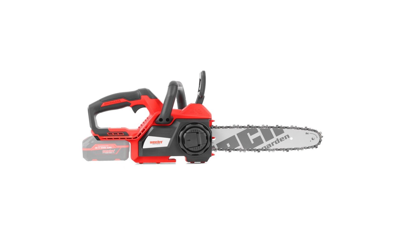 Cordless chainsaw with 30 cm bar length. Voltage 20V. Net weight 2.3 kg. Battery and charger are not included in the package.