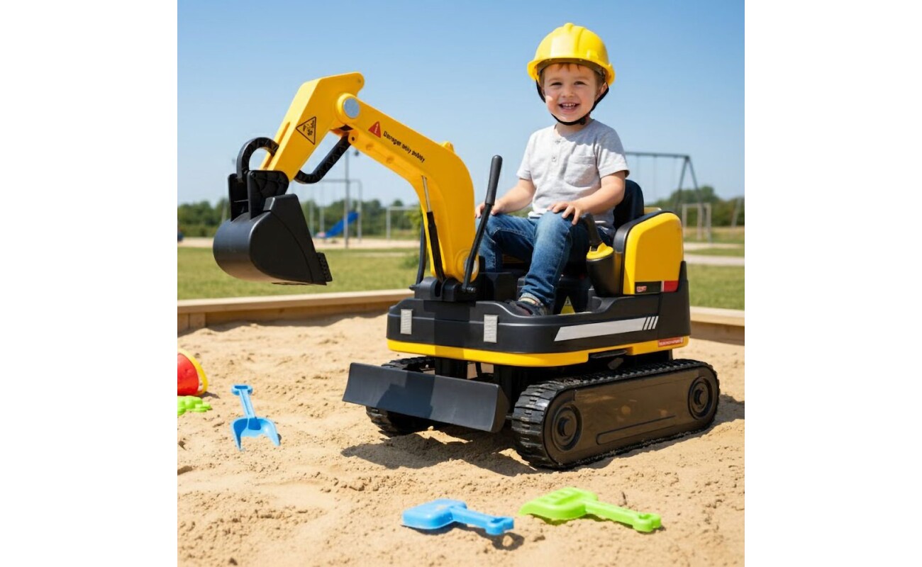 it offers fun for children aged 3-8 years. It features a joystick