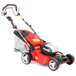 <p>Cordless lawn mower with 41cm cutting width. 40V voltage. 50L grass box capacity. Self-propelled. <strong>Battery and charger not included.</strong></p>