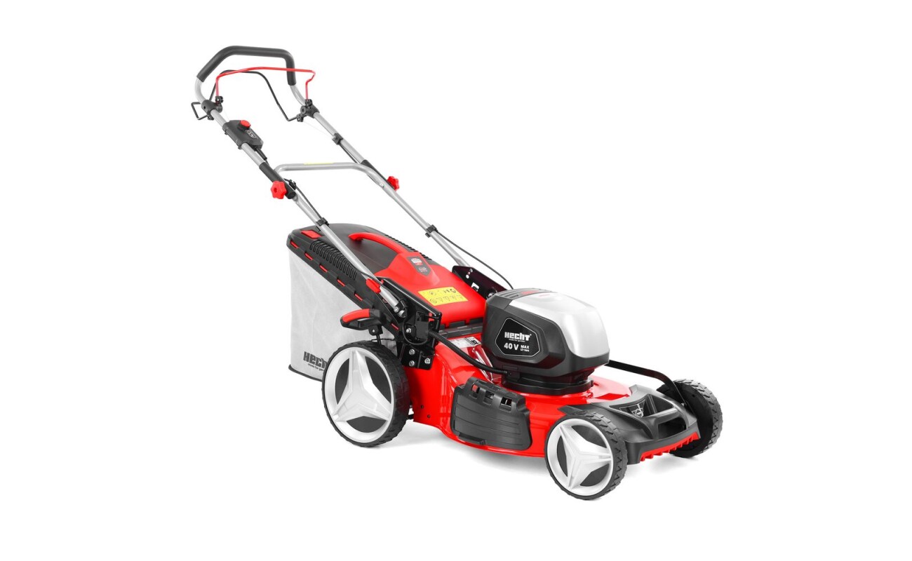 Self-propelled cordless lawn mower with 51 cm cutting width. 40 V voltage. 60 l grass box capacity. Battery and charger are not included.