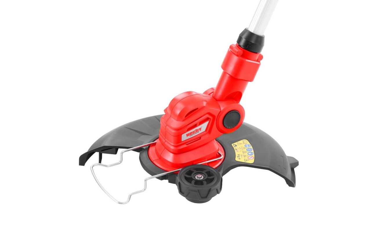 quiet and manoeuvrable helper for perfect lawn edging around fences