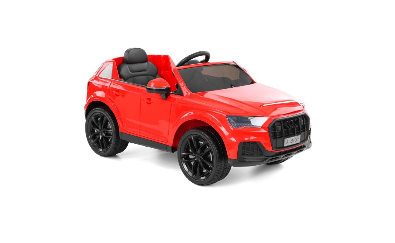 Children's electric car Audi Q7 with 12 V / 10 Ah battery and two 35 W motors. It offers a speed of 3-5 km/h