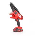 <p>Cordless chainsaw with bar length 15.6 cm. Voltage 20 V. Weight 1