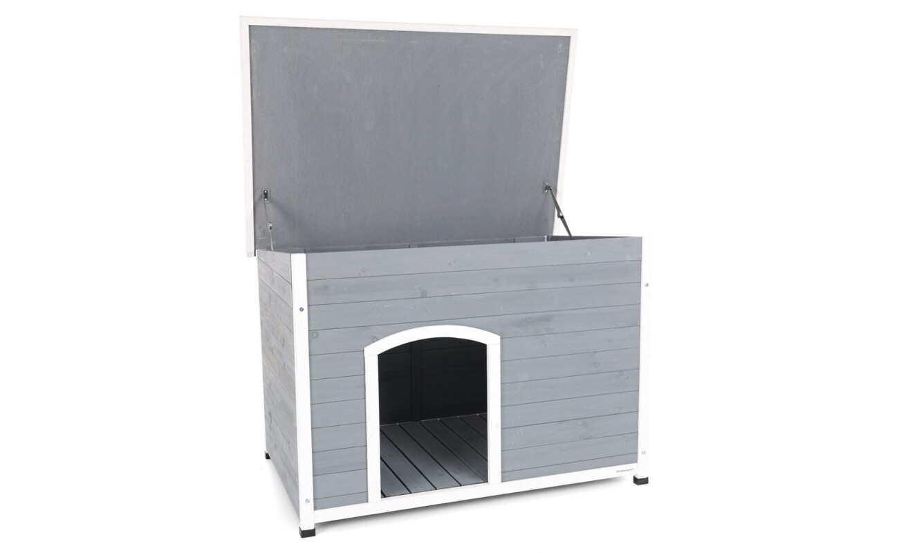 raised floor with ventilation against moisture.