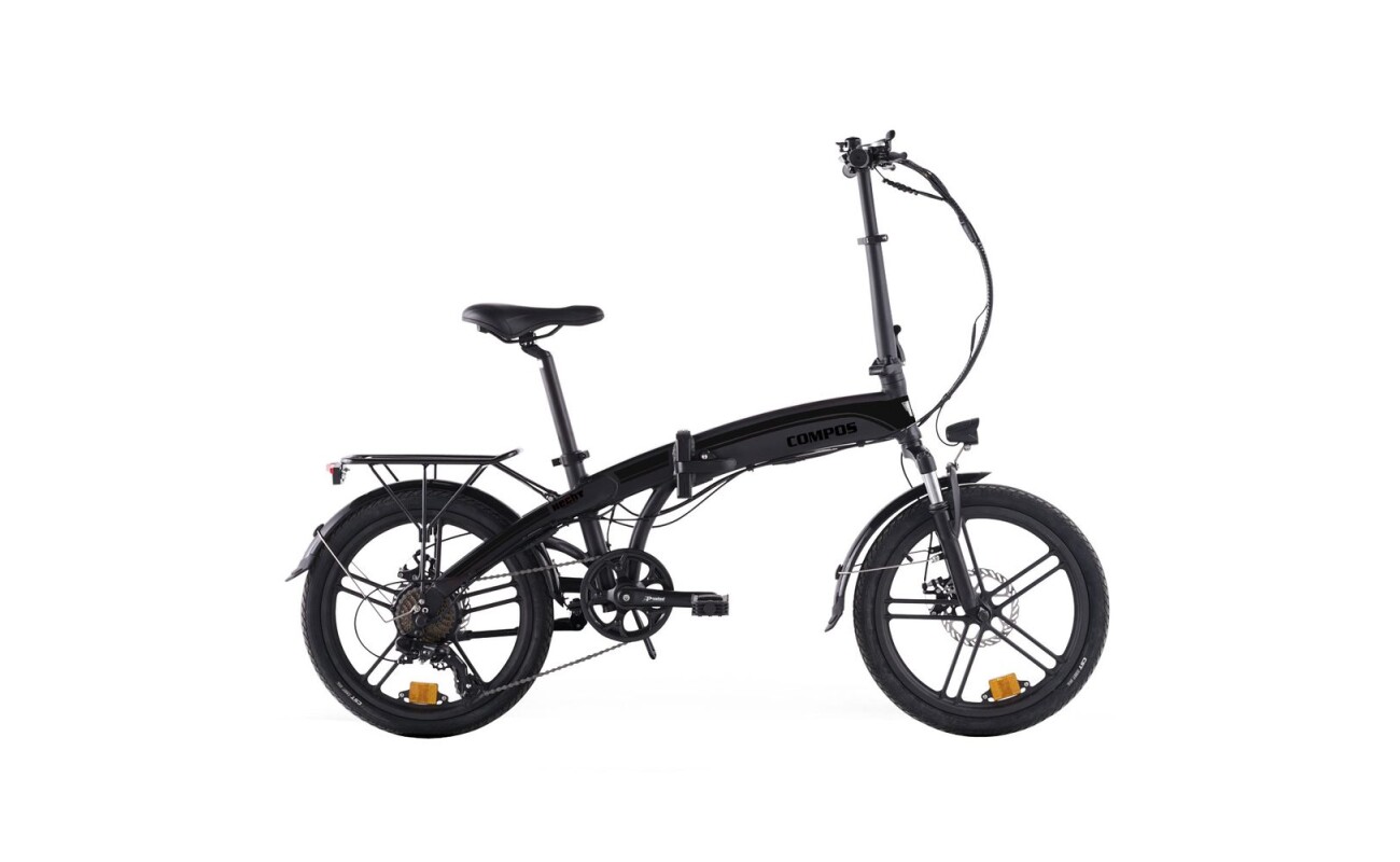 Folding electric bike with 36 V / 8.8 Ah battery. Motor 250 W