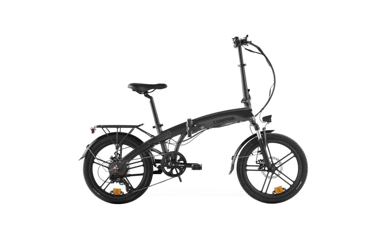 Folding electric bike with 36 V / 8.8 Ah battery. Motor 250 W