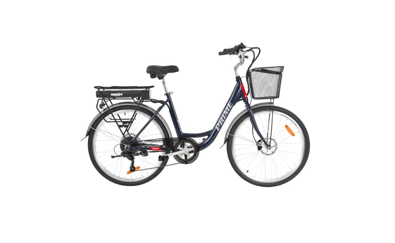 HECHT PRIME city e-bike. Li-ion battery 36 V / 10.4 Ah. Motor 250 W. Wheels 26 "