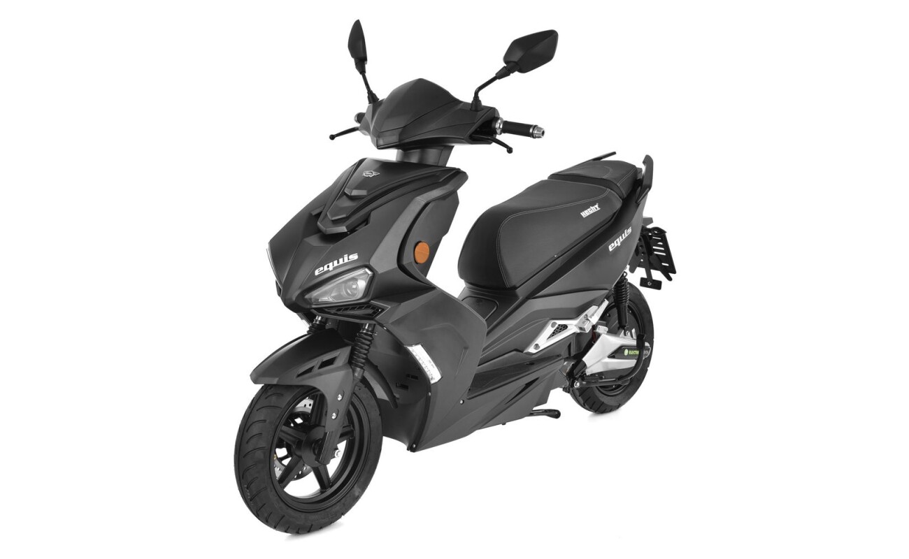 Electric scooter with a range of up to 25 km. Maximum speed 25 km/h. Load capacity 100 kg. Battery 36 V / 7
