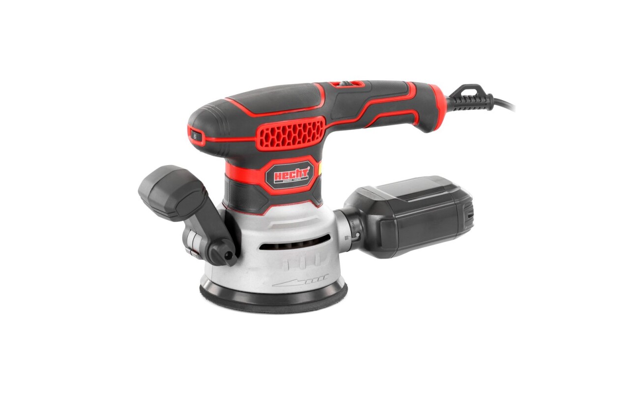The HECHT 1768 eccentric orbital sander with 450W power is the ideal helper for sanding work. It offers variable power settings