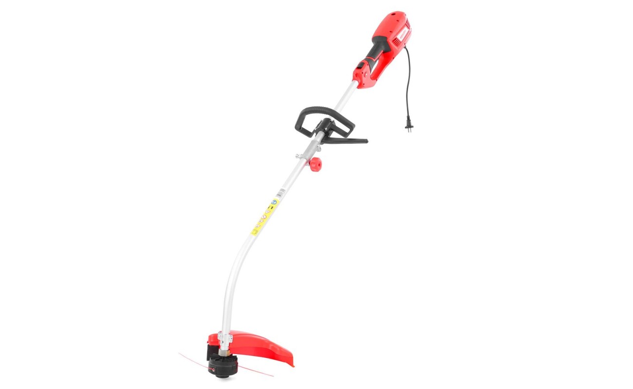 The HECHT 1499 is a powerful electric grass trimmer with 1400 W power input