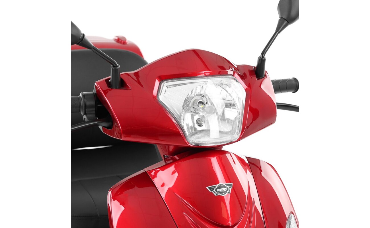 battery 60 V / 20 Ah. Max. speed 25 km/h