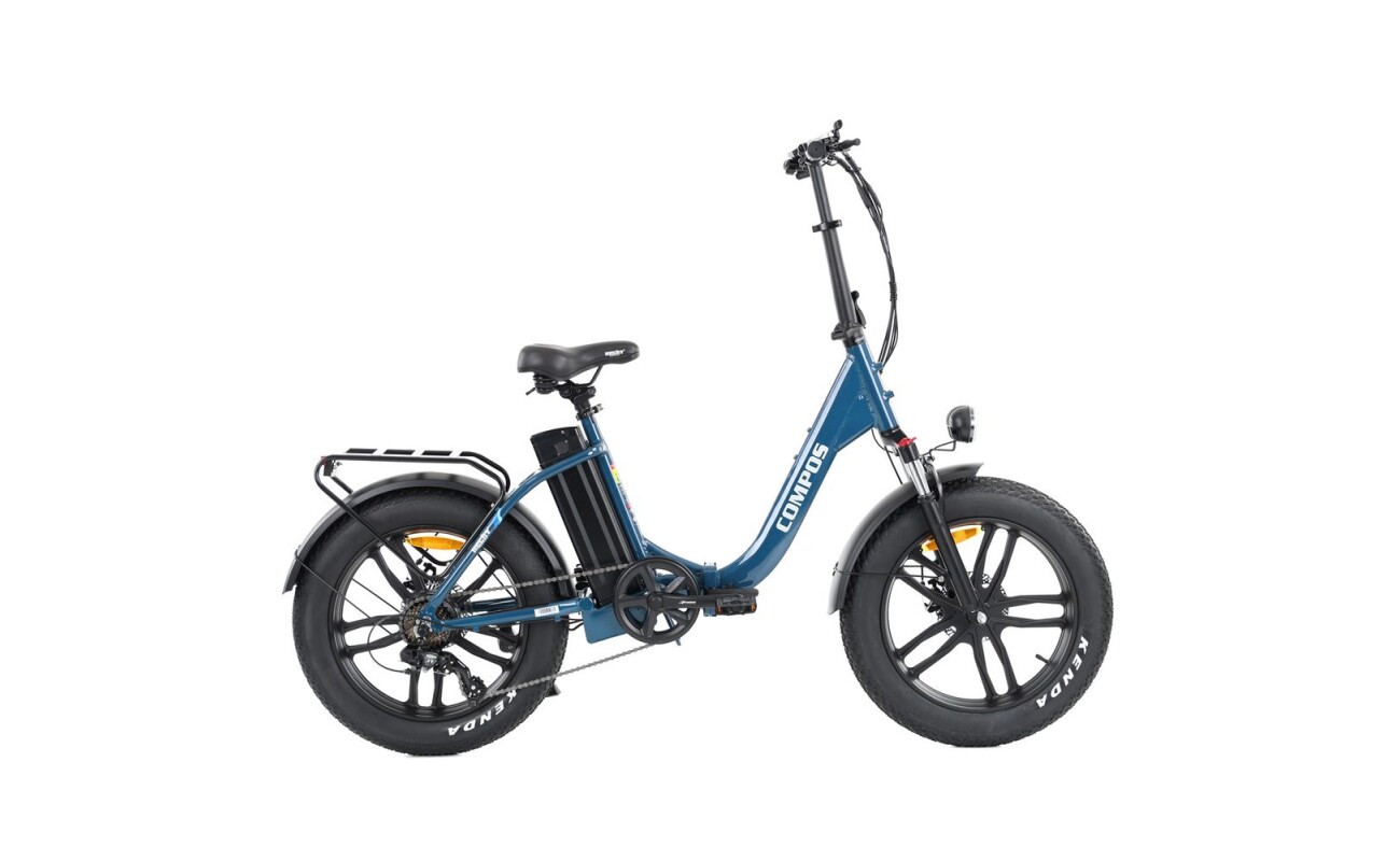 Folding electric bike with 36 V / 13 Ah / 468 Wh battery. 250 W motor