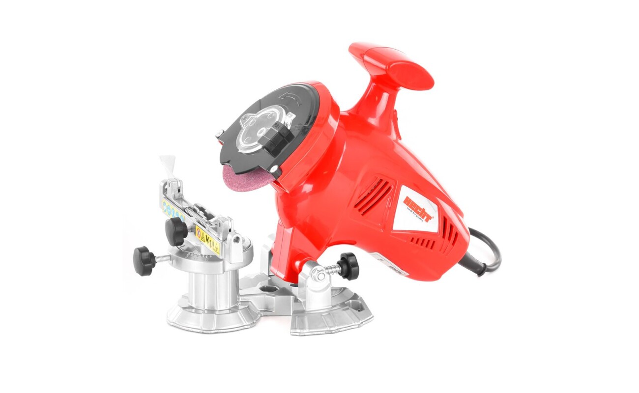 Chain sharpener with power input of 250 W.