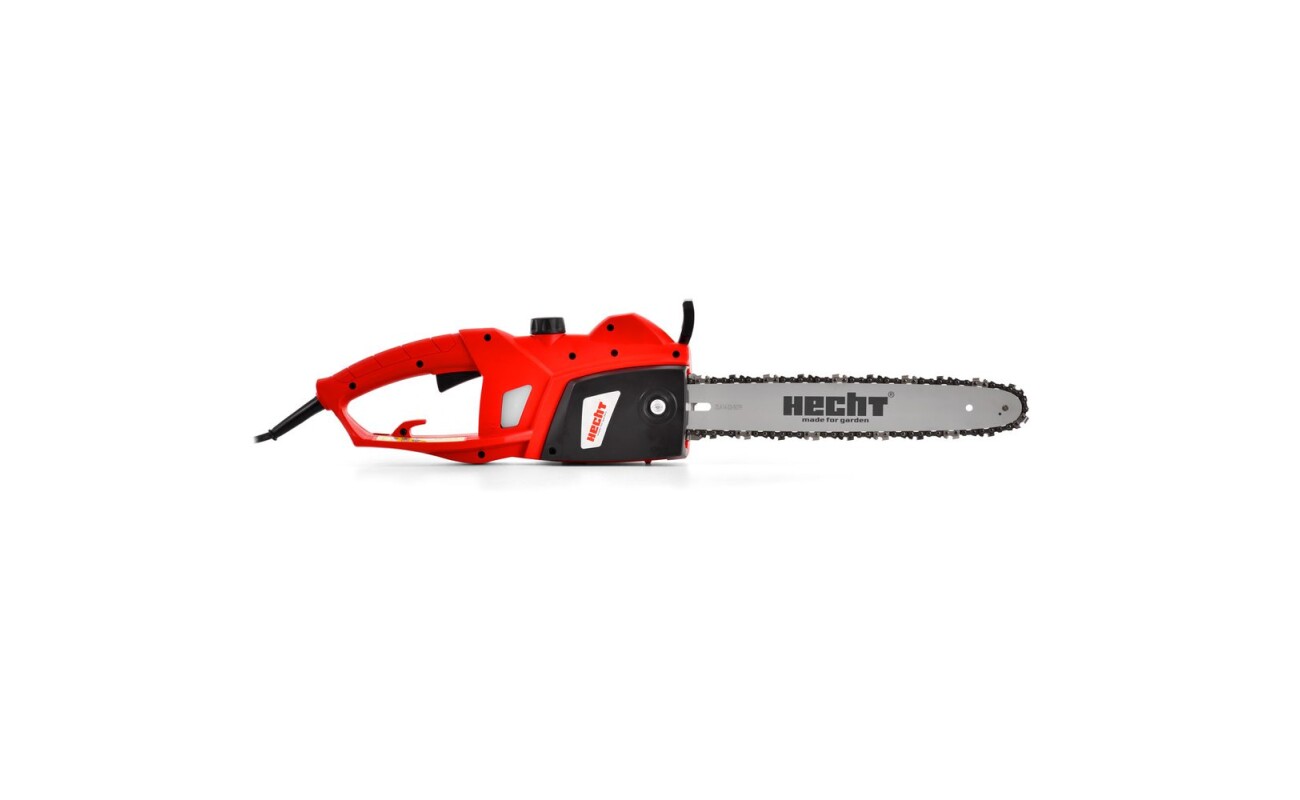 Electric chain saw with a power input of 2200 W. Bar length 35 cm. Weight 4.2 kg.